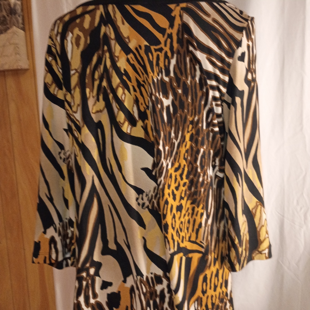 Ruby Rd. Multicolor Animal Print Blouse - image 4